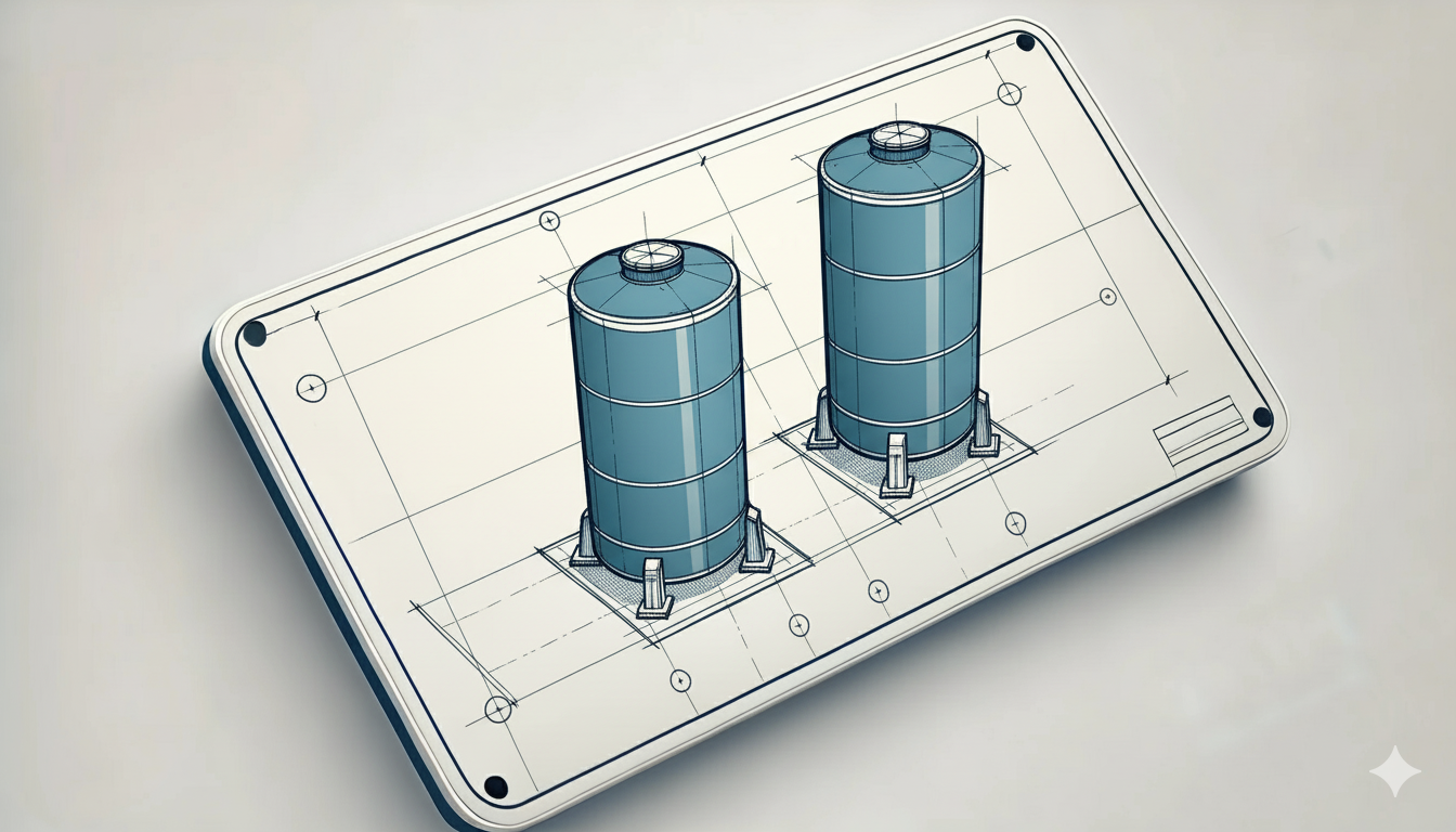Резервуары вертикальные