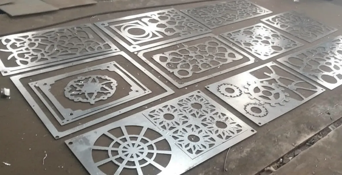 Лазерная резка листа 8 мм